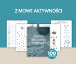 Zimowa aktywność Montessori do druku