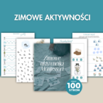 Zimowa aktywność Montessori do druku